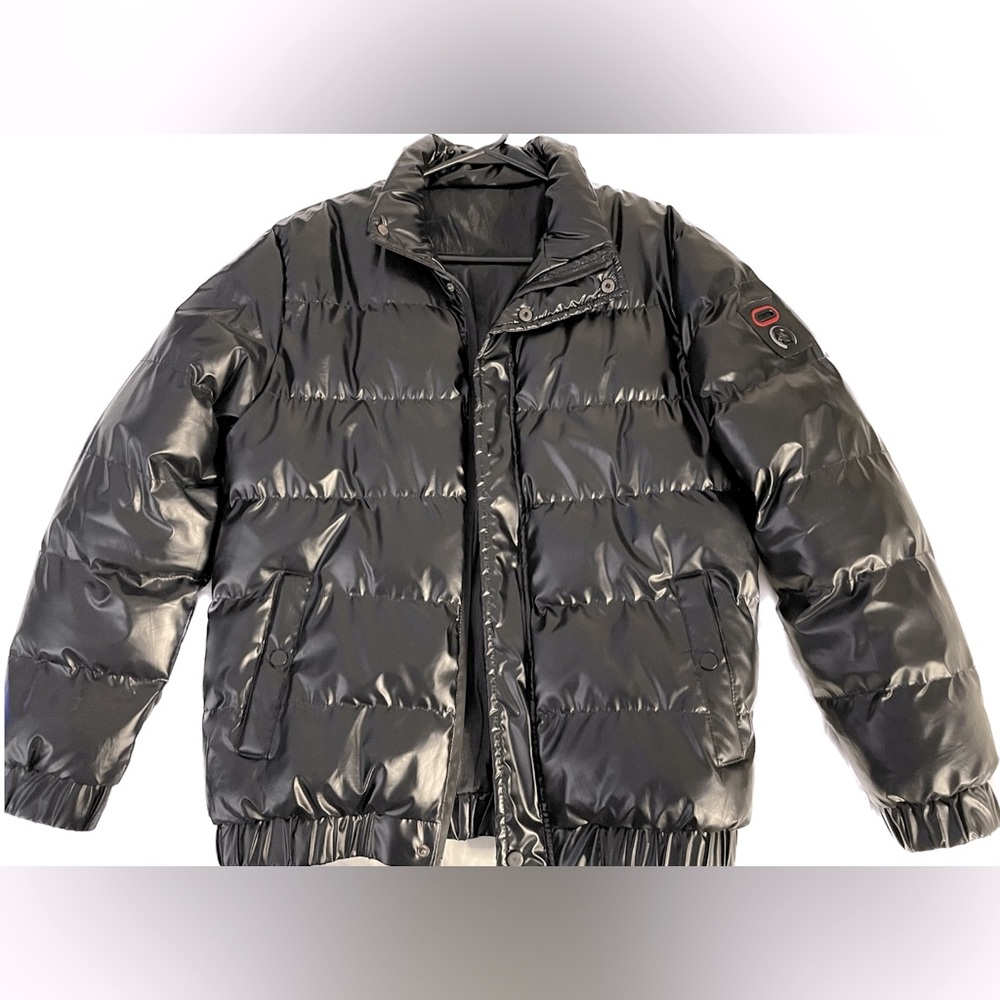 Men’s Shiny Puffer Jacket